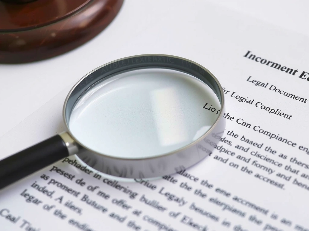 Magnifying glass over a document, symbolizing transparency and review